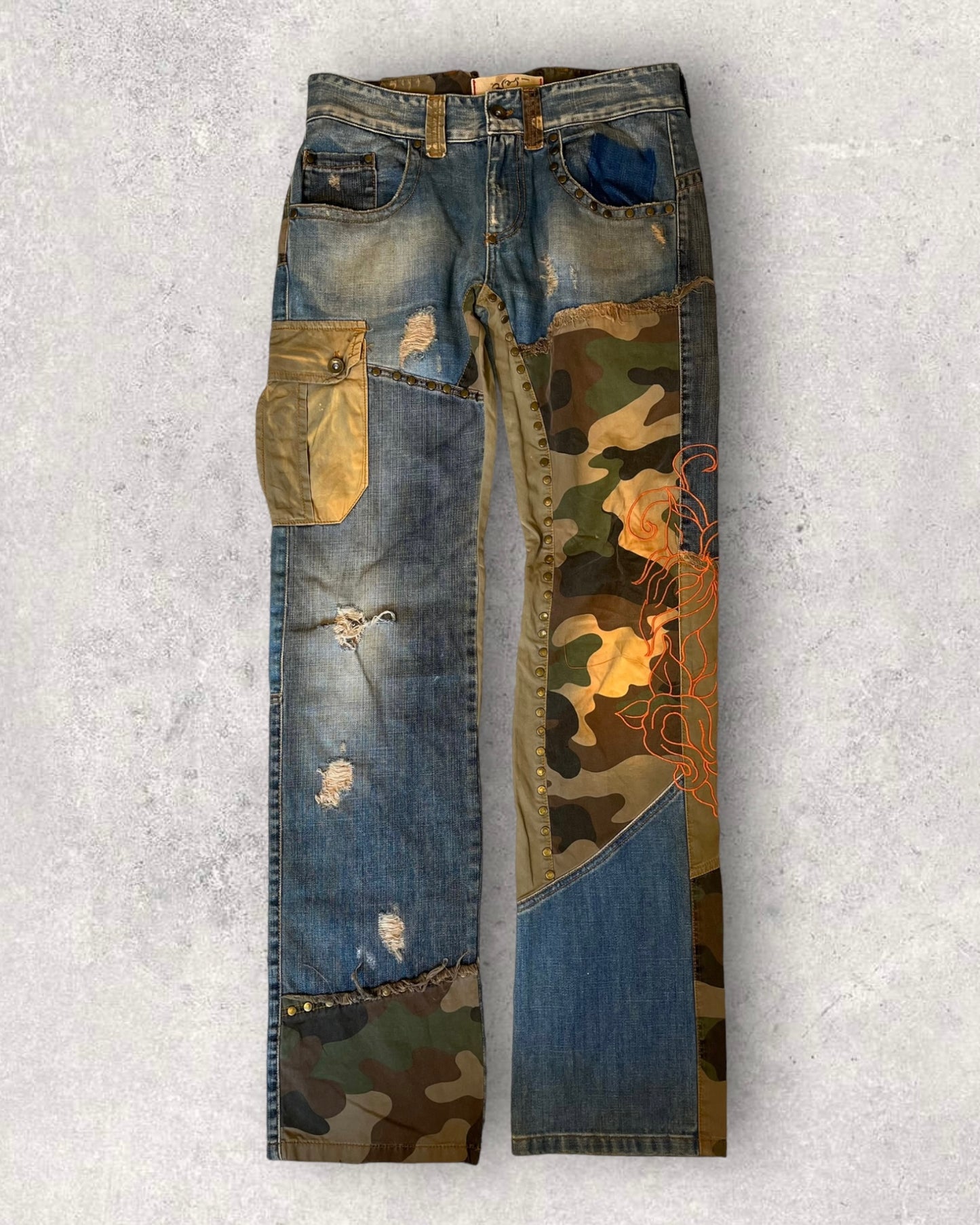 00s Bray Military Cargo Jeans (S)