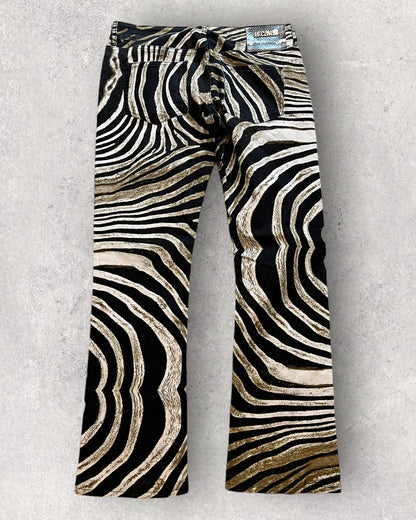 00s Just Cavalli Zebra pants (S)