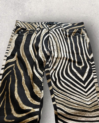 00s Just Cavalli Zebra pants (S)