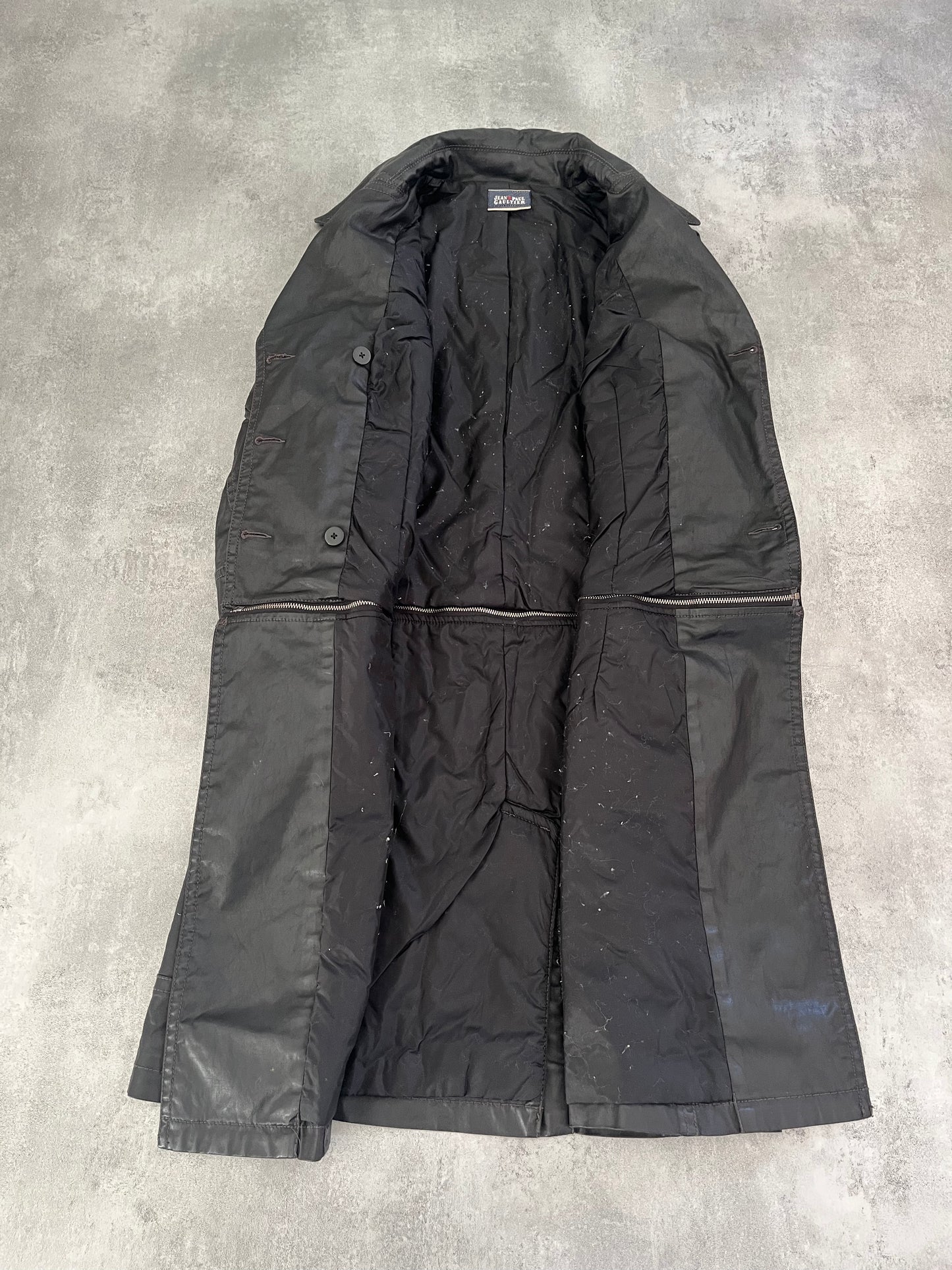 2000s' Jean Paul Gaultier Cargo Detachable Trench Jacket (S) (S) - 8