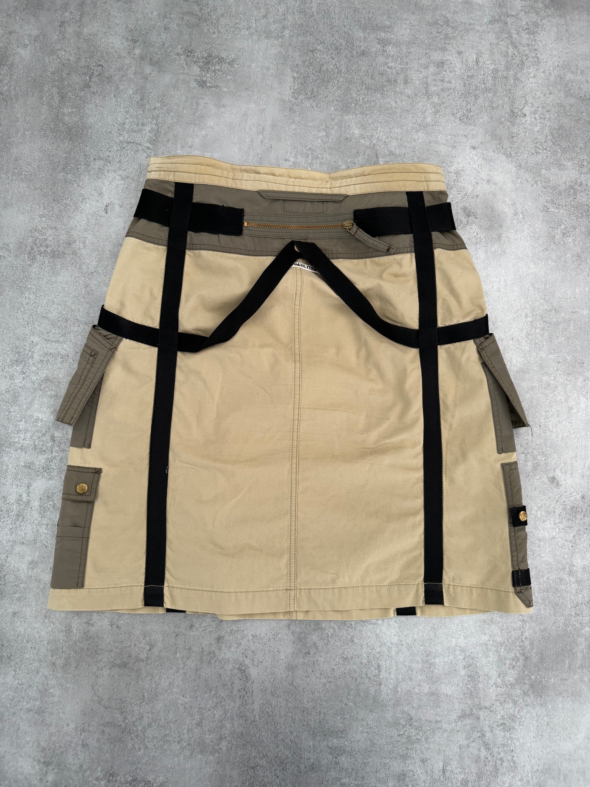 AW2003 Jean Paul Gaultier Bondage Skirt  (L) - 2