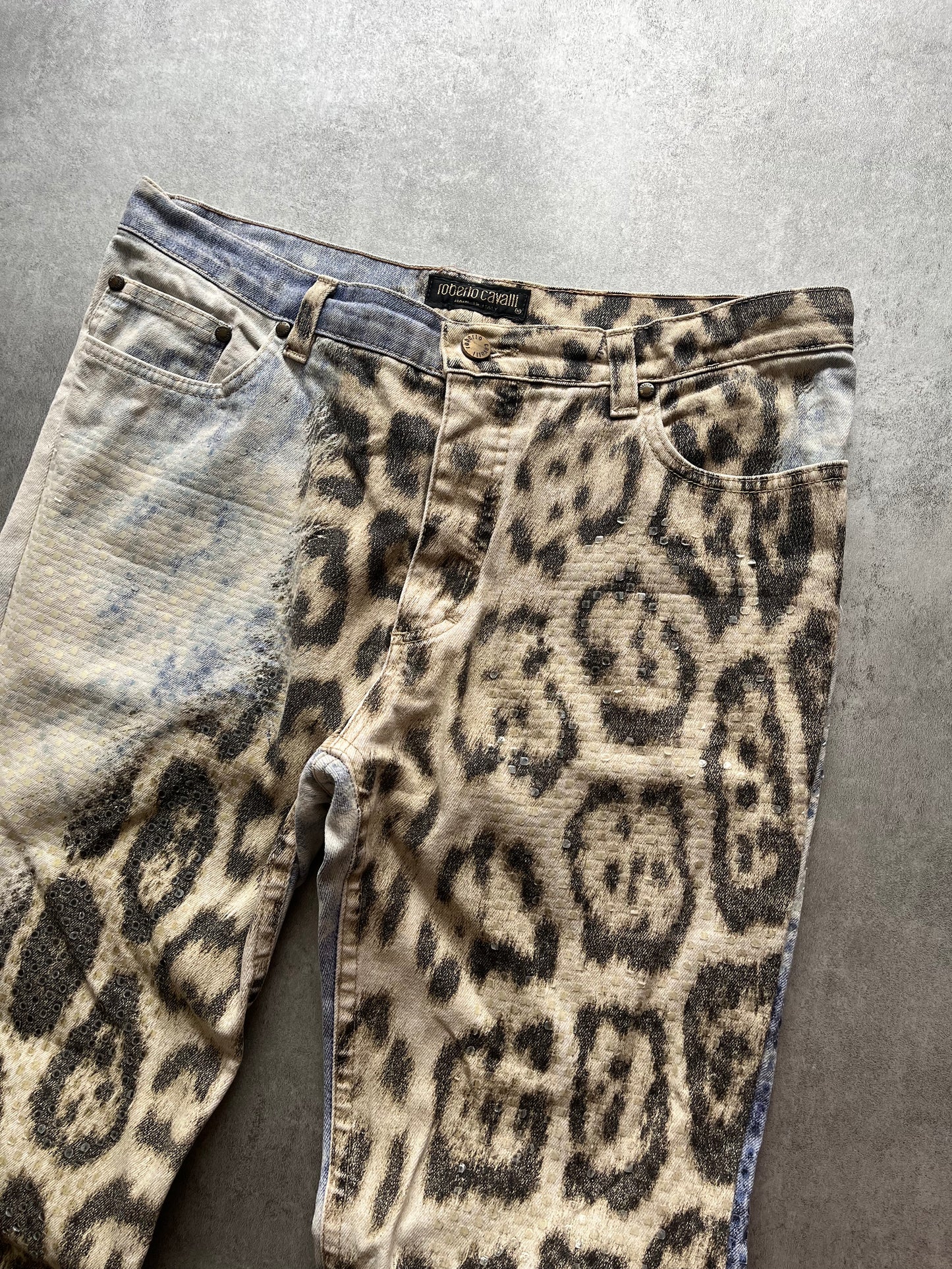 Roberto Cavalli Jaguar Ocean Exploration Pants  (S) - 7