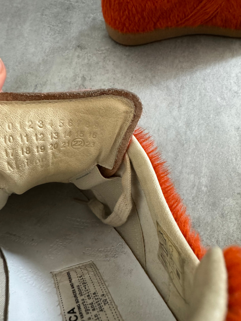 Maison Margiela Replica Orange Smooth DolceVita (40.5) - 7