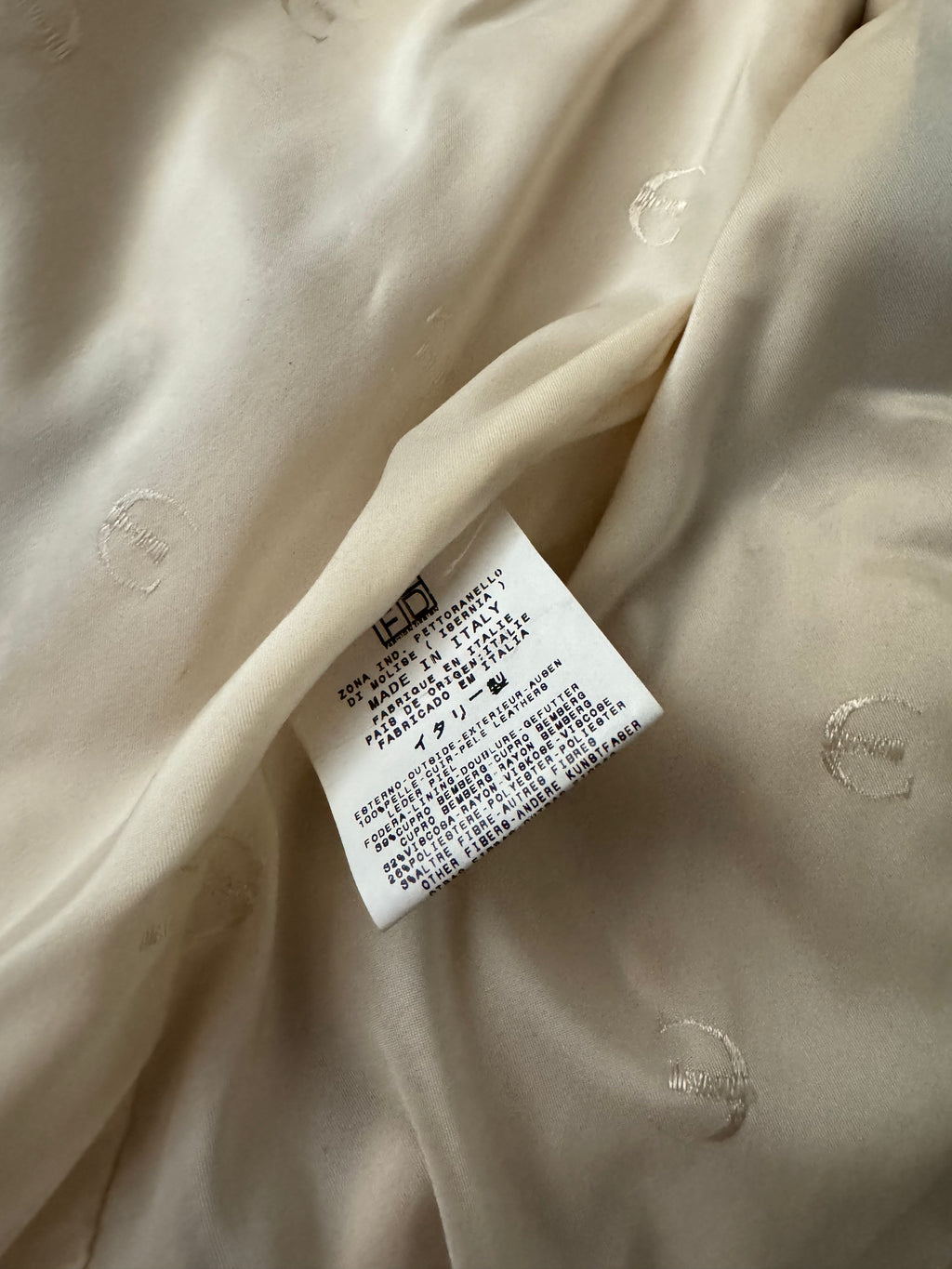 Cavalli Varnished Python Leather Camel Jacket (M) - 5