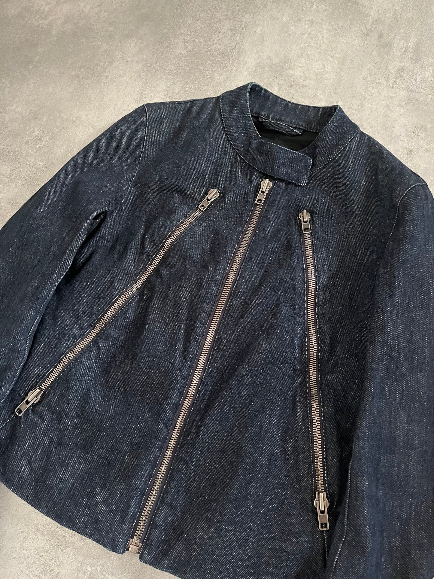 SS2011 Maison Margiela Denim 5 Zips Jacket (XS) - 3