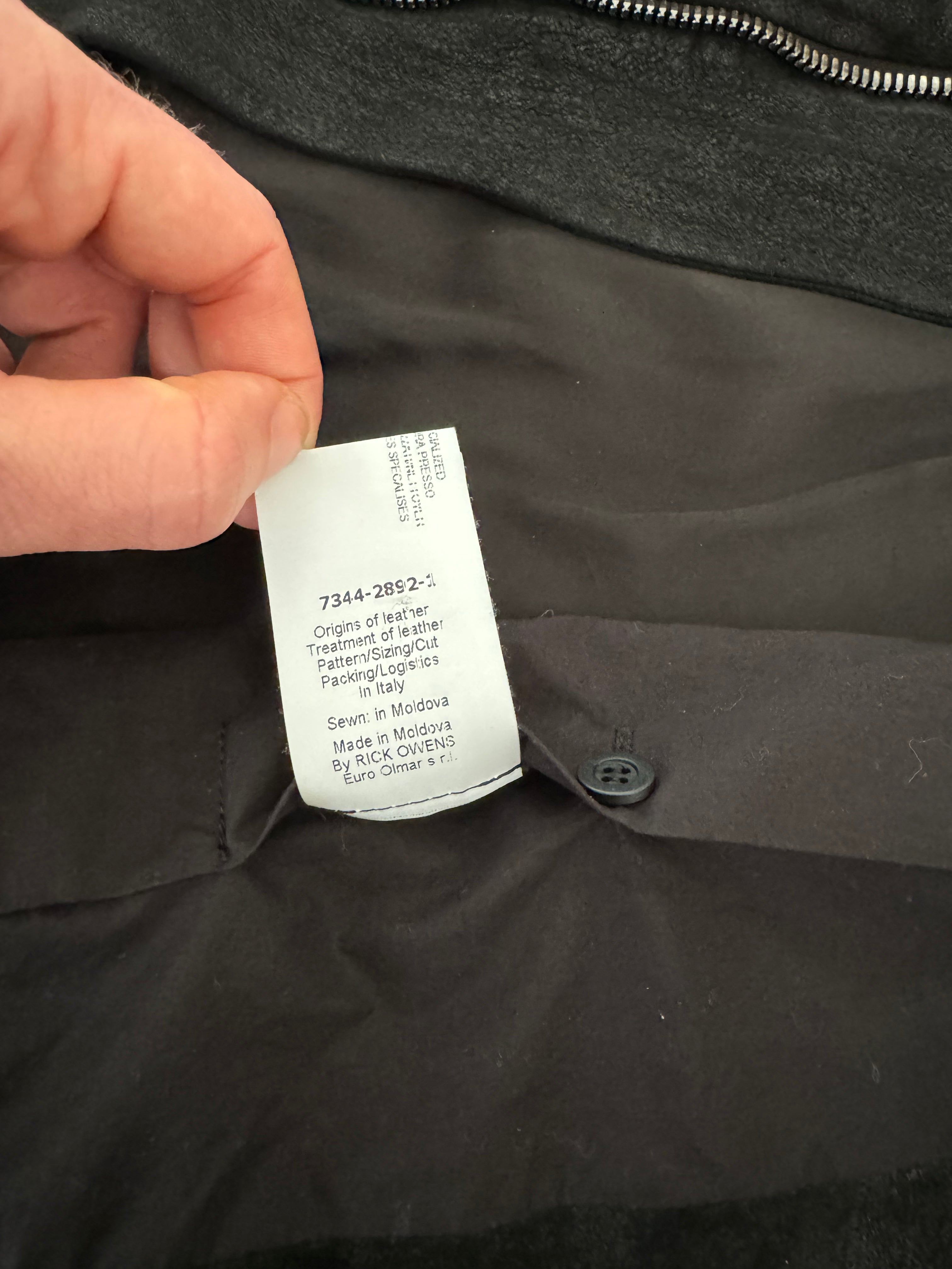 Rick Owens Brut Texture Shadow Light Jacket (S) - 7