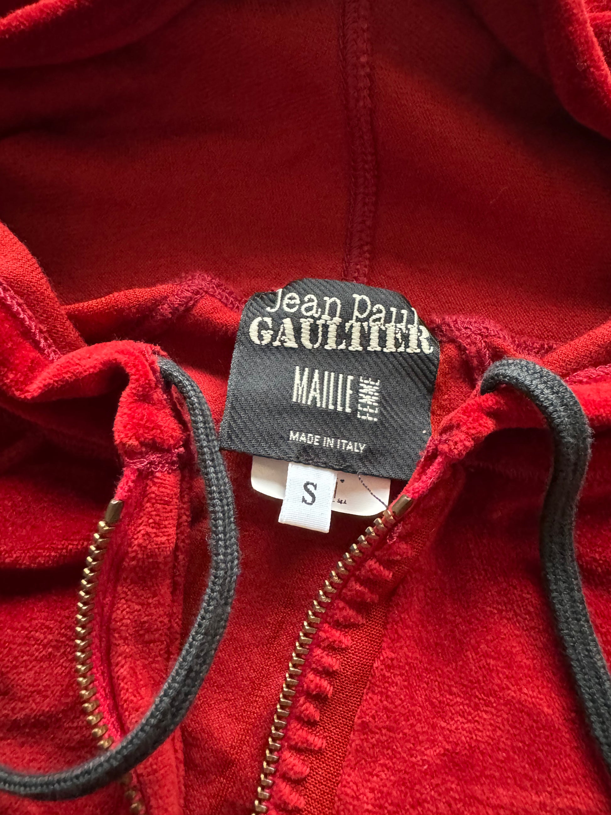 2000s Jean Paul Gaultier Red Elite Threads Emporium Sweater (XS) - 6