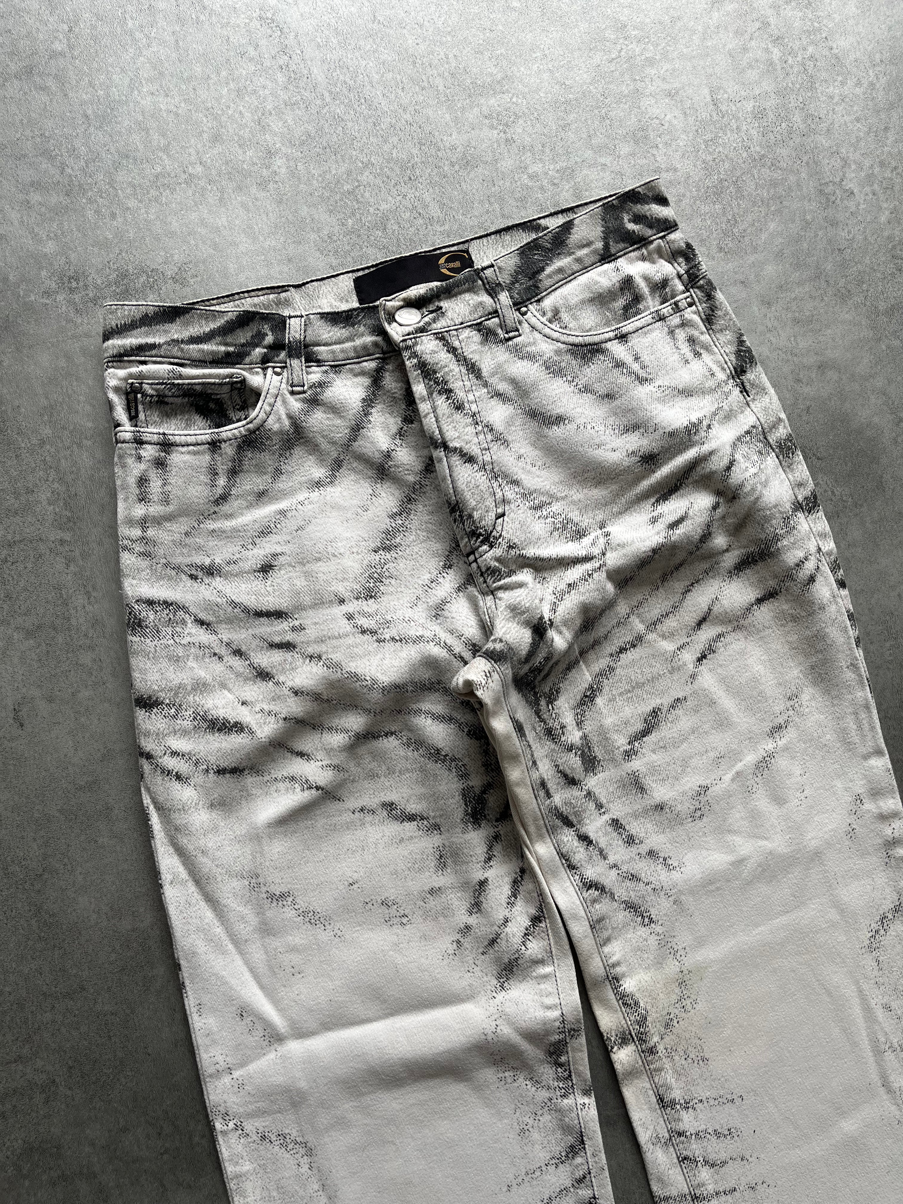 JUST cavalli イタリア製 クロップド丈 パンツ　y2k N1384 Just Cavalli Roberto Cavalli Jeans Rare Retro Hype Y2K size