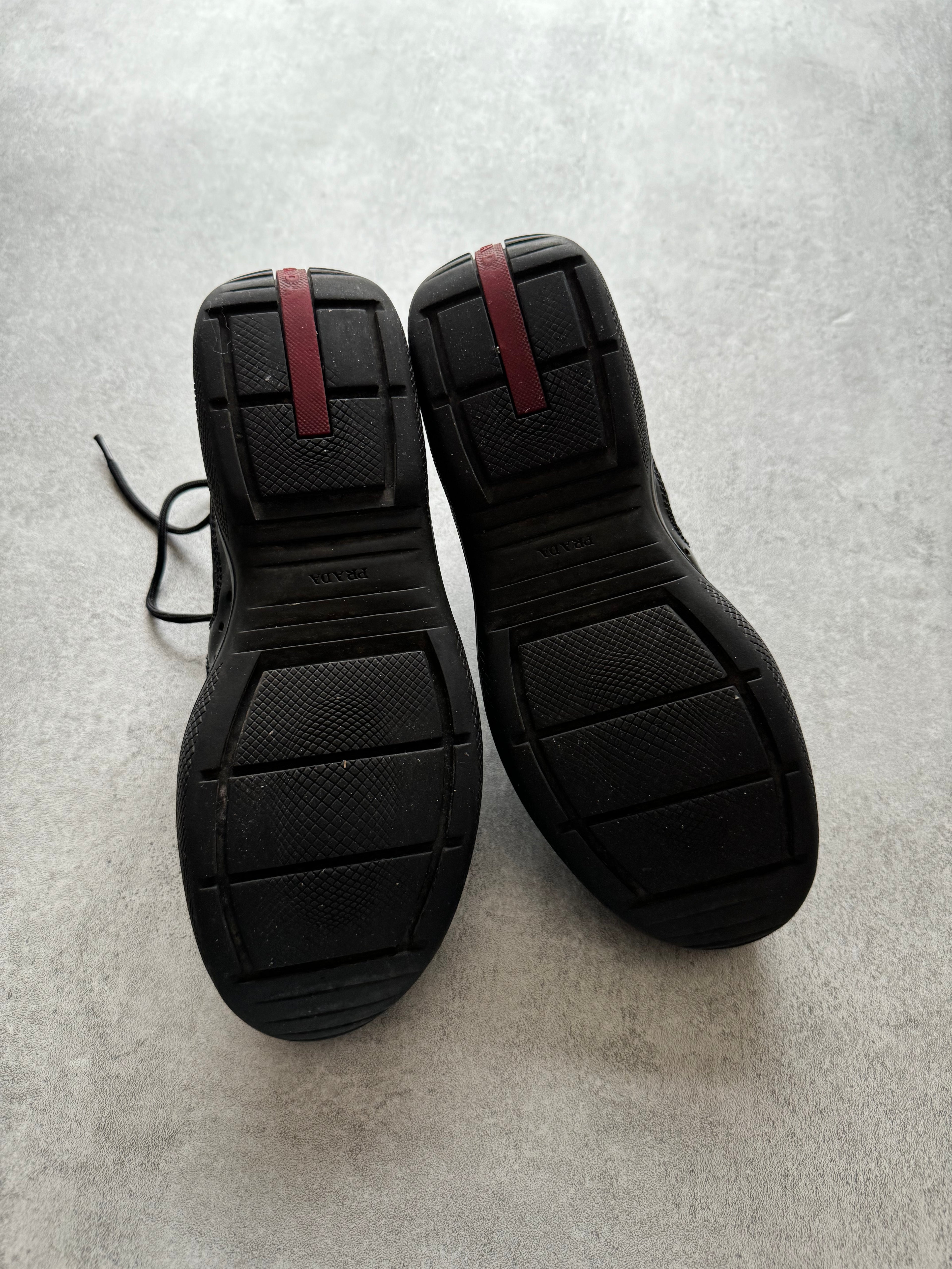 Prada America's Cup Nylon Leather Black (40.5) - 4