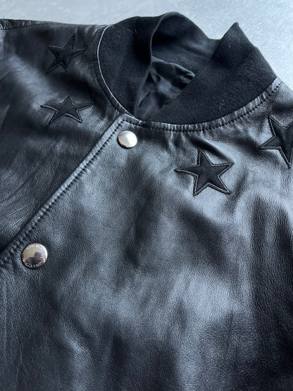 SS2014 Givenchy Star Leather Bomber Jacket - 4