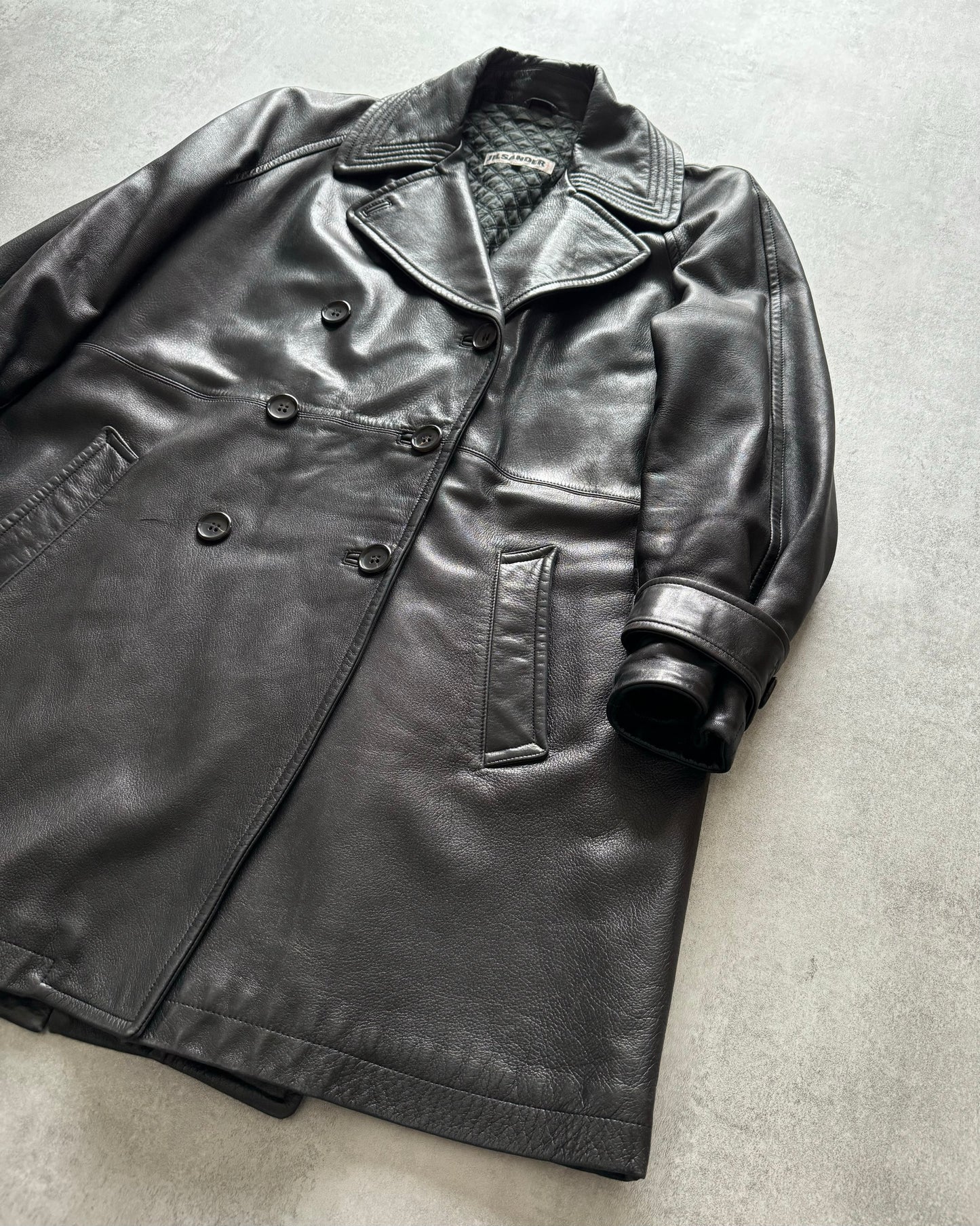 Jil Sander Premium Leather Jacket  (S) - 3