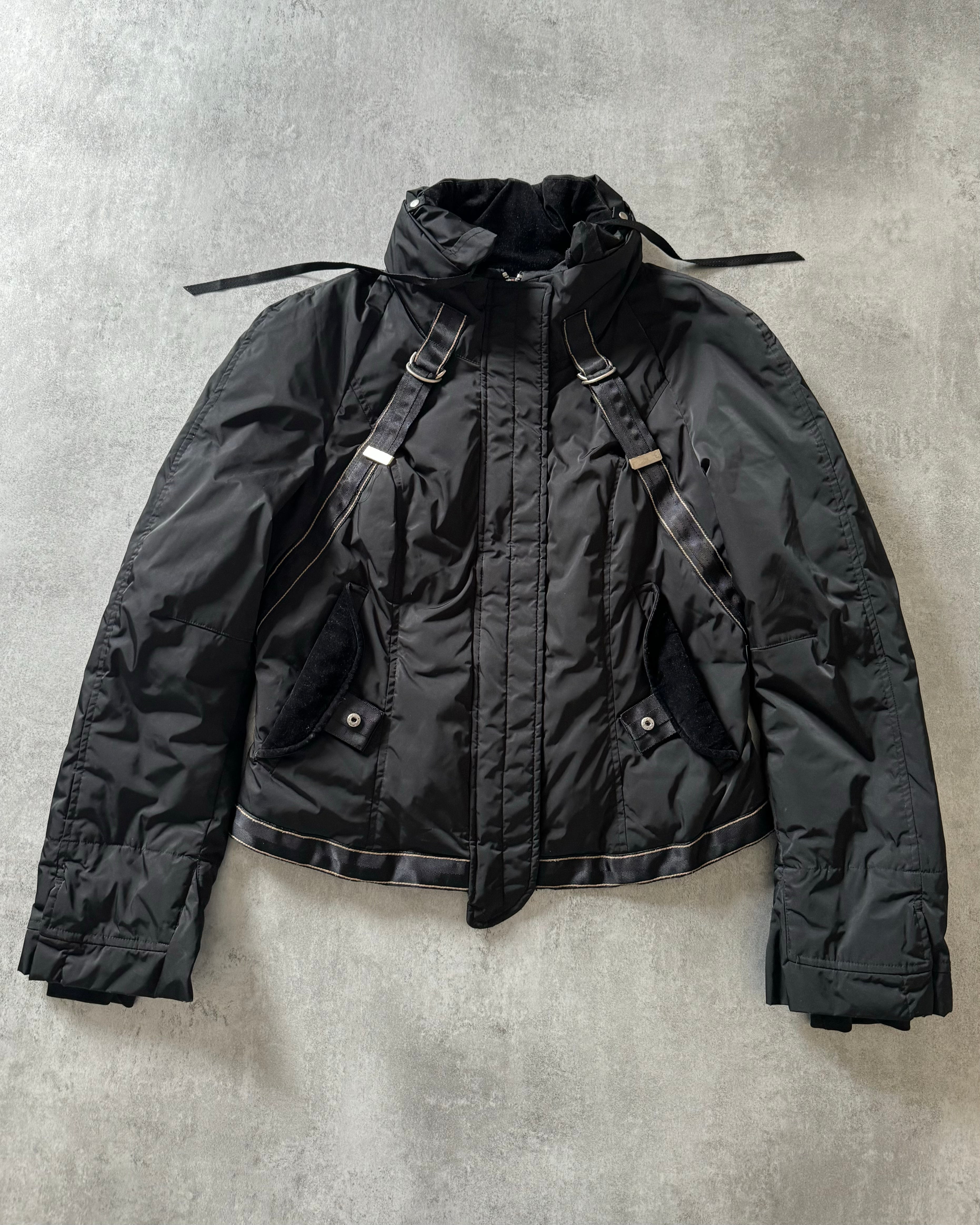 2000s Marithé + François Girbaud Black Archive Bondage Jacket (S) - 1