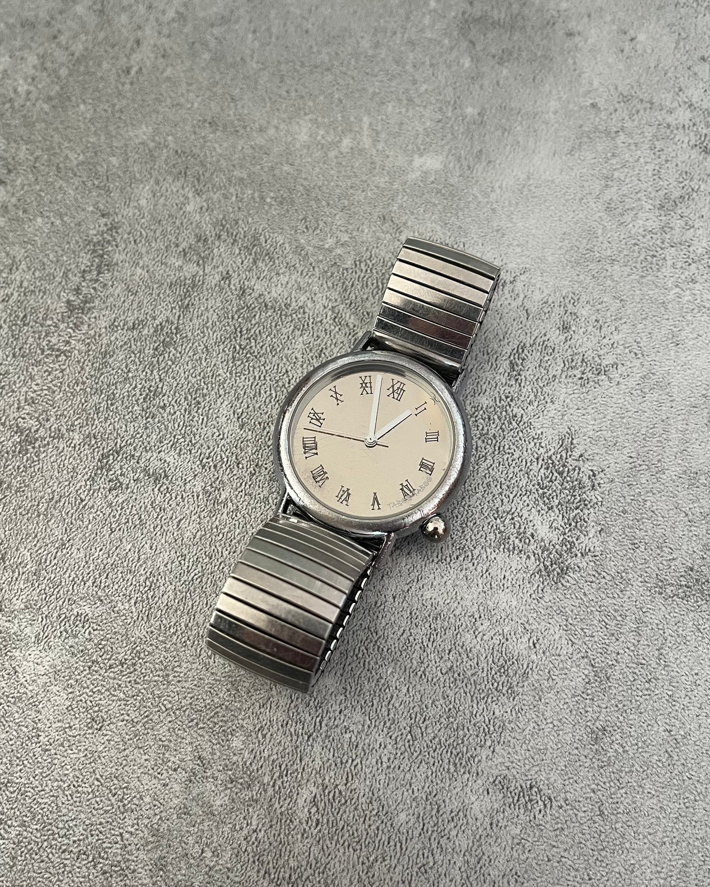 1990s' Archive Taboo Silver Mirror Watch  (OS) - 1