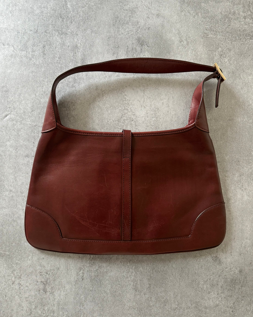 Gucci Jackie Jacqueline Kennedy-Onassis Brown Leather Bag (OS) - 3