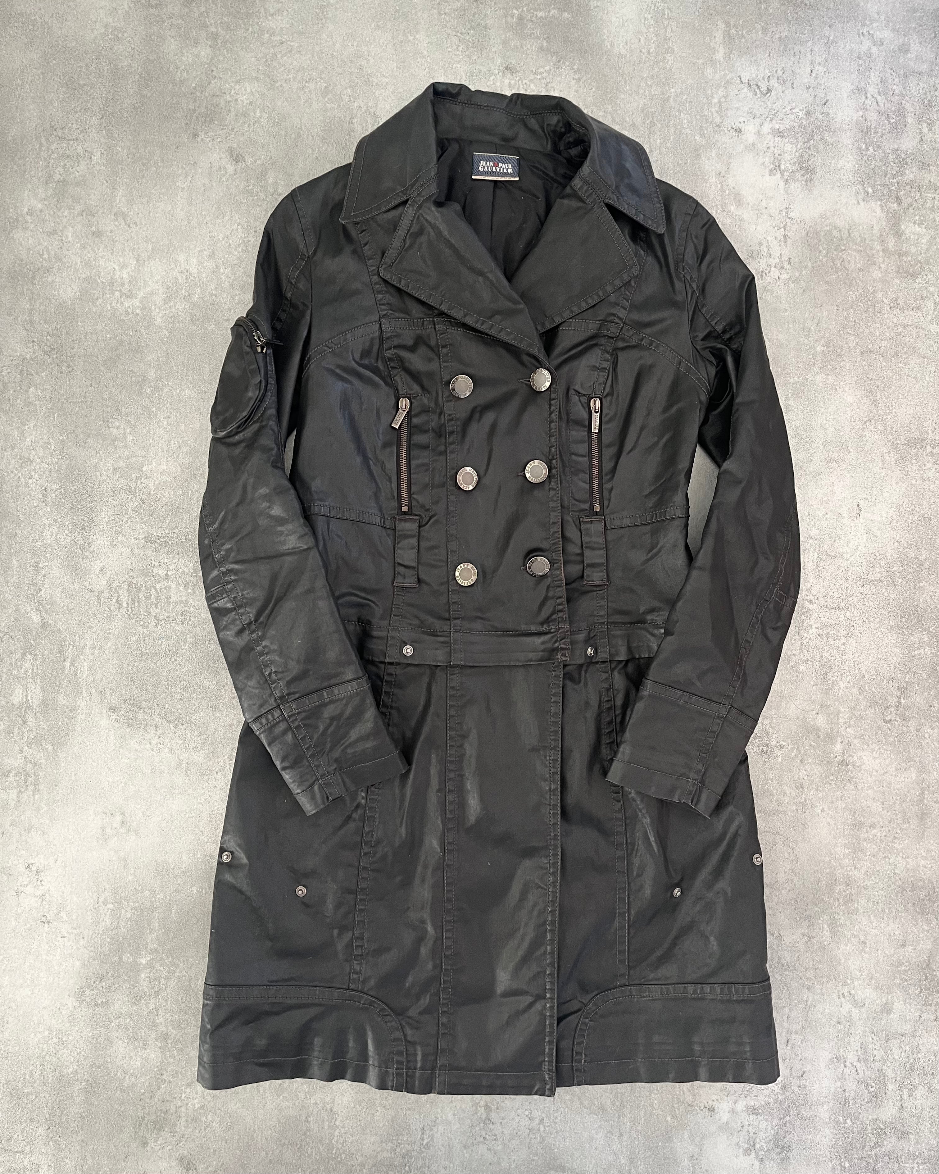 2000s' Jean Paul Gaultier Cargo Detachable Trench Jacket (S) (S) - 1