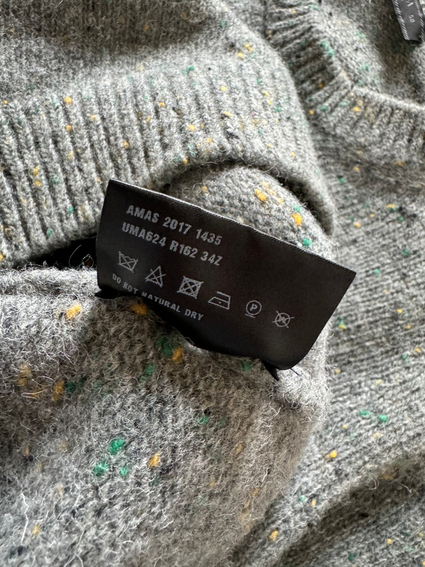 AW2017 Prada Grey Wool Sweater  (M) - 4