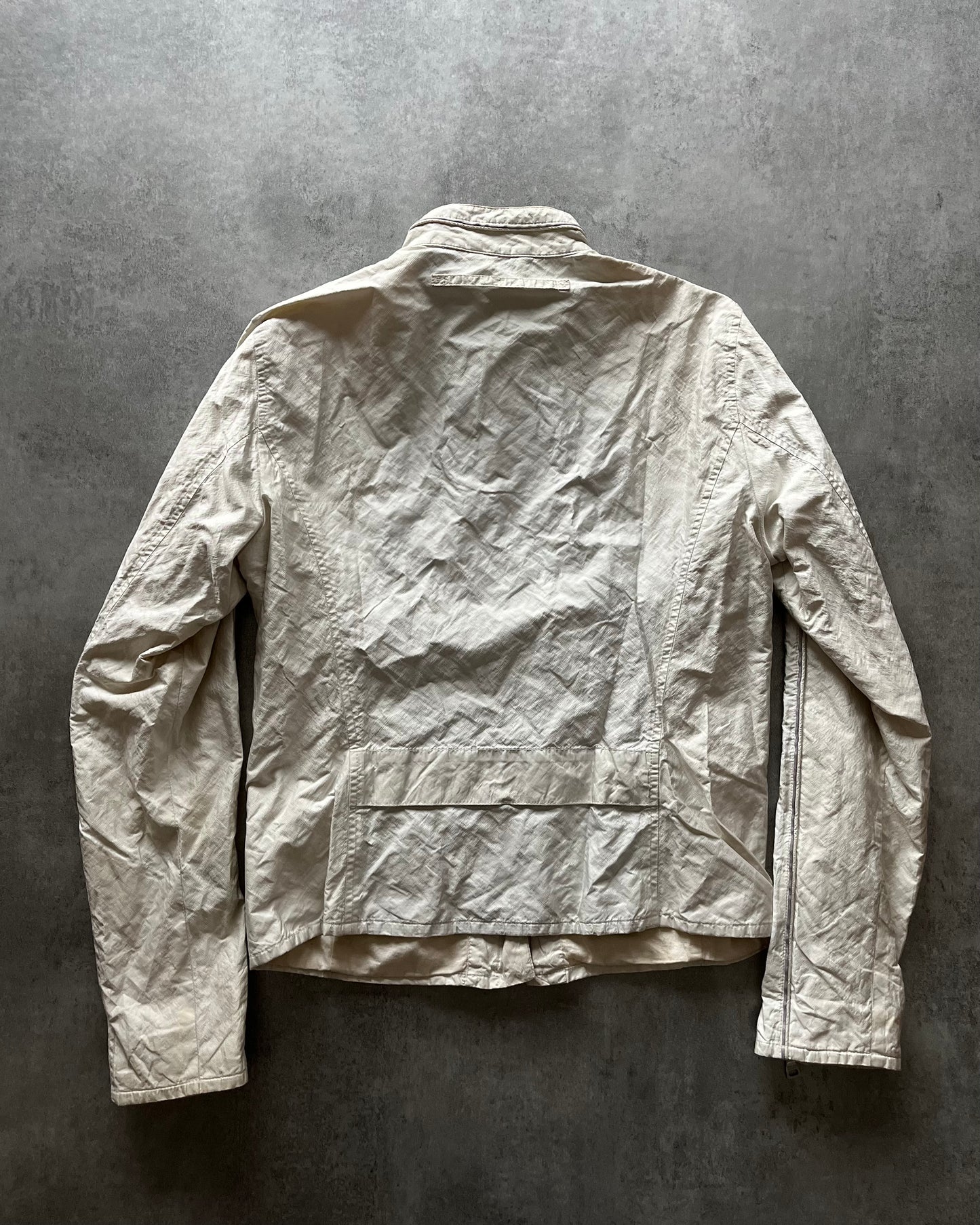 SS2002 Prada White Light Nylon Jacket  (S) - 3