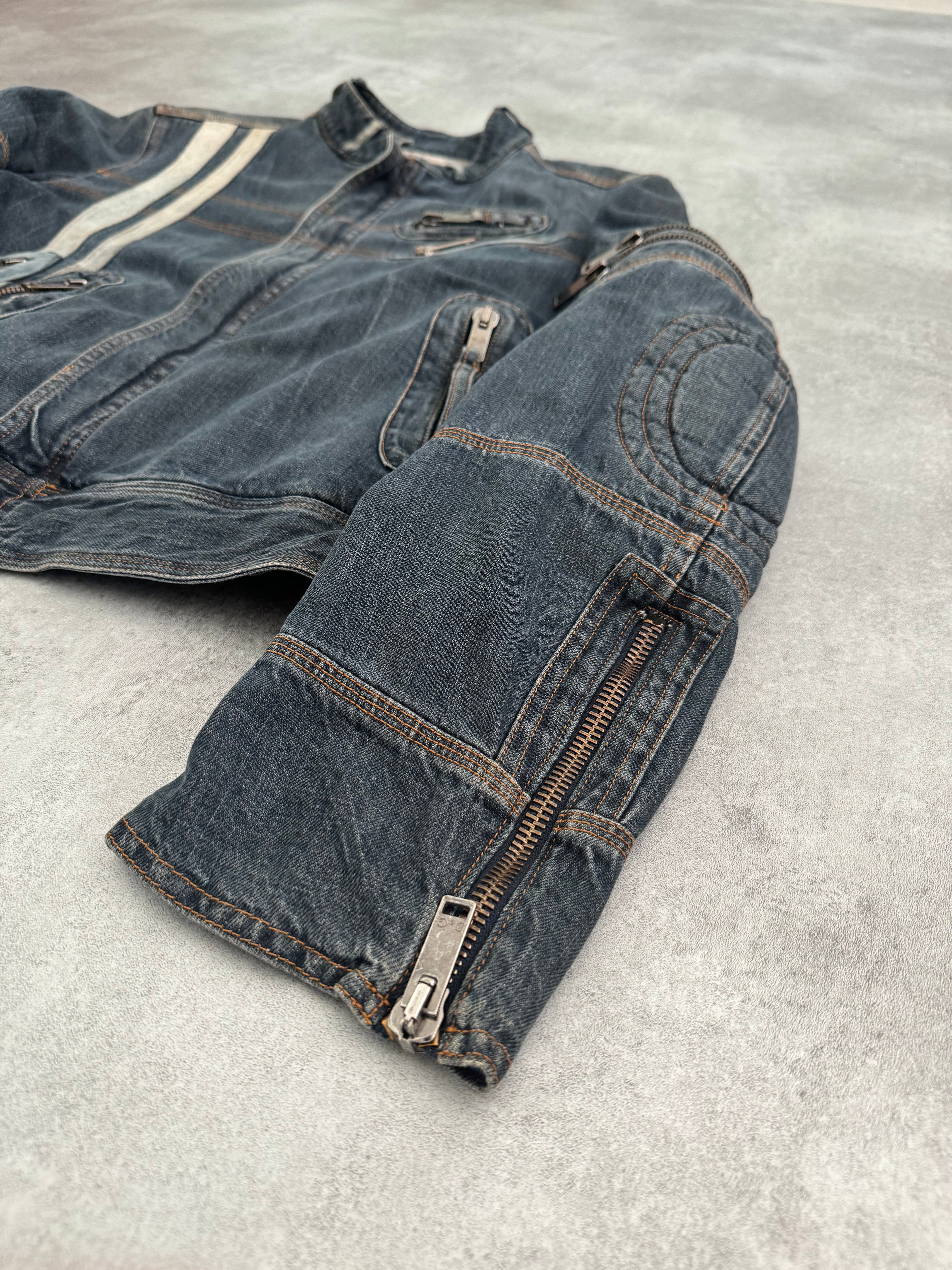 AW2004 Dolce & Gabbana Azure Utility Zipperwear  (M) - 6