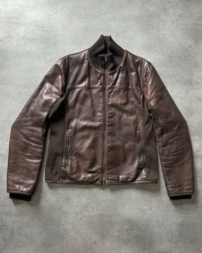 AW2007 Prada Hybride Italian Leather Jacket (L) - 3