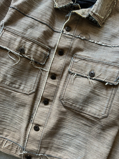 2000s Marithé + François Girbaud Archival Distressed Denim Jacket (M) - 9