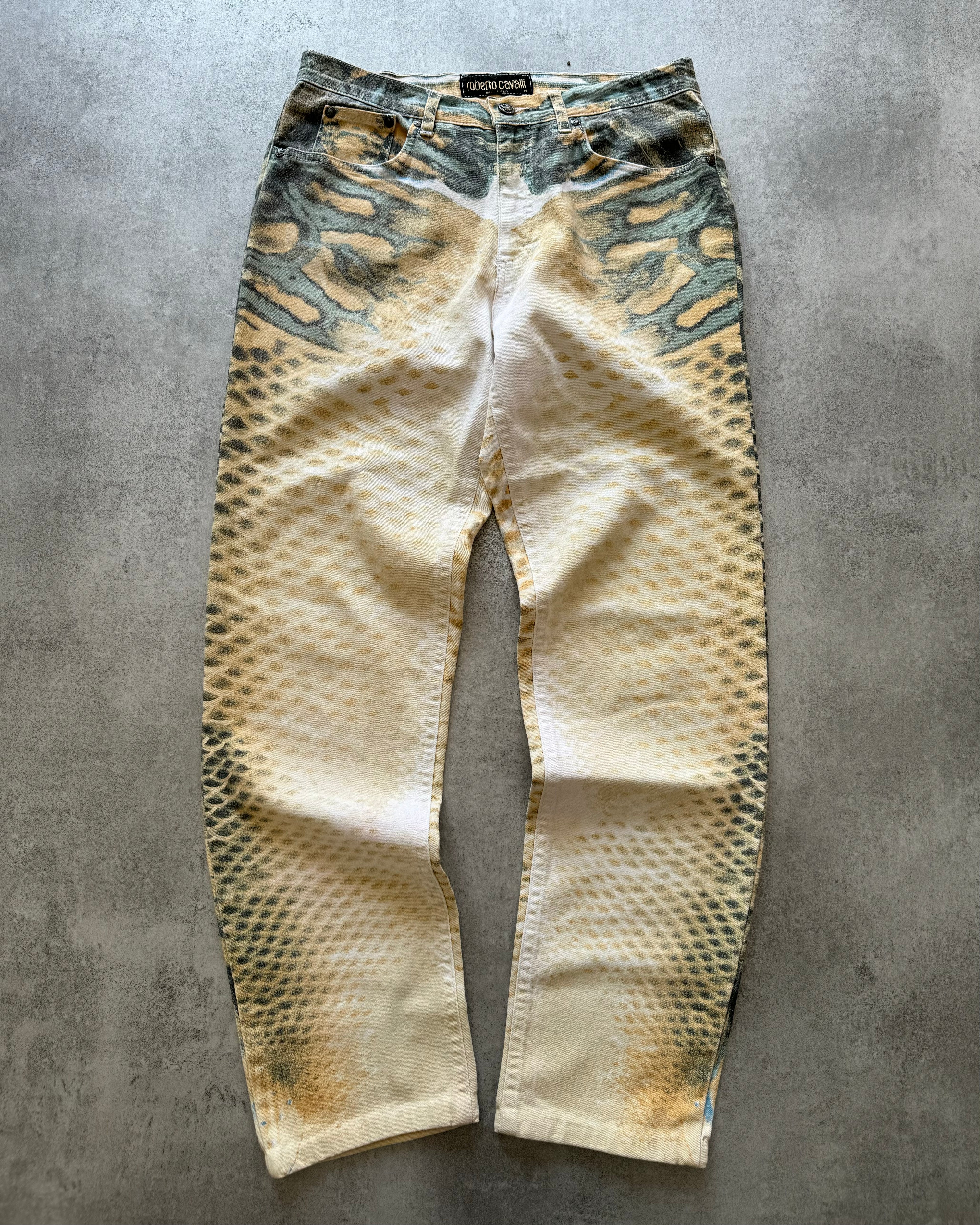 AW1999 Roberto Cavalli Aqua Prisme Pants (S) - 1