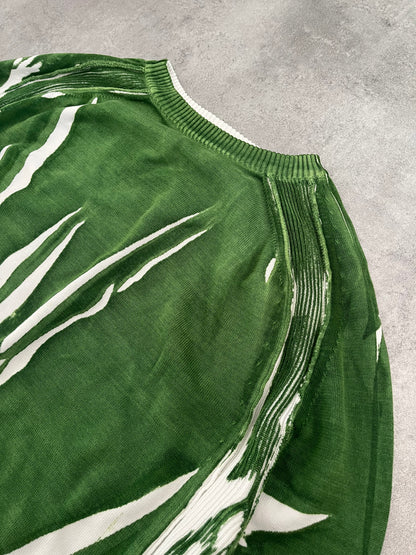 SS2006 Dolce & Gabbana Green Canvas Sweater (L) - 7