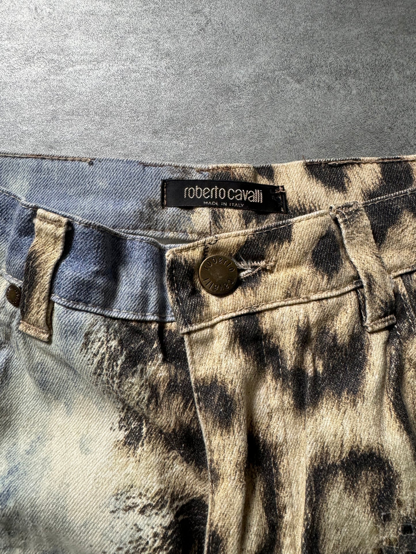 Roberto Cavalli Jaguar Ocean Exploration Pants (S) - 3