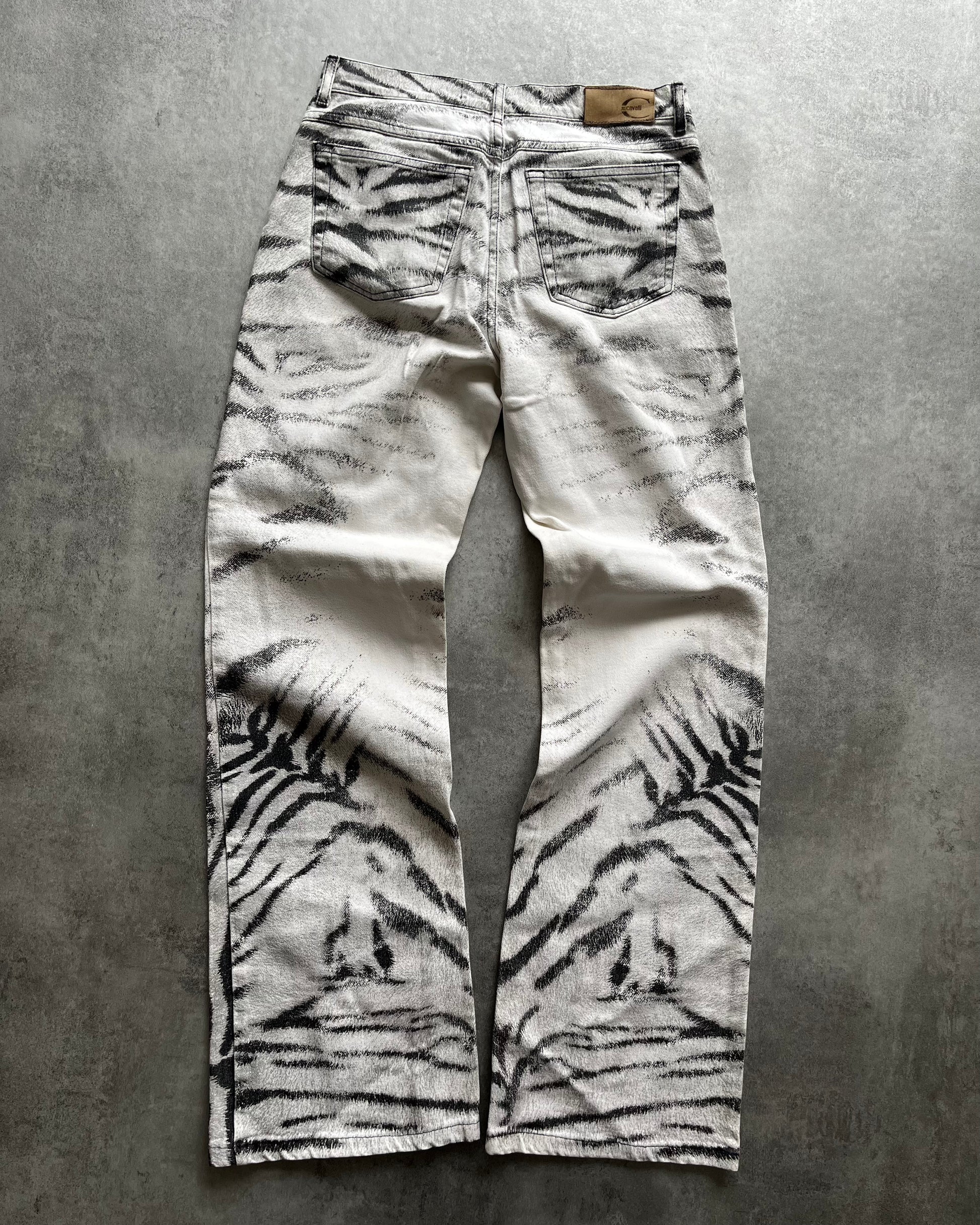 2002 Cavalli Zebra Pants (XS/S) (XS) - 2