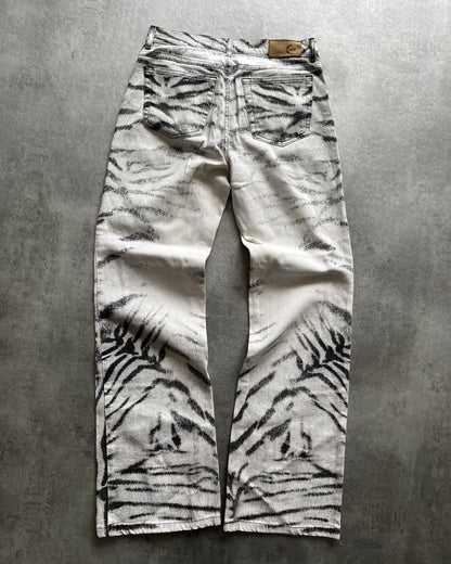 2002 Cavalli Zebra Pants (XS/S) (XS) - 2