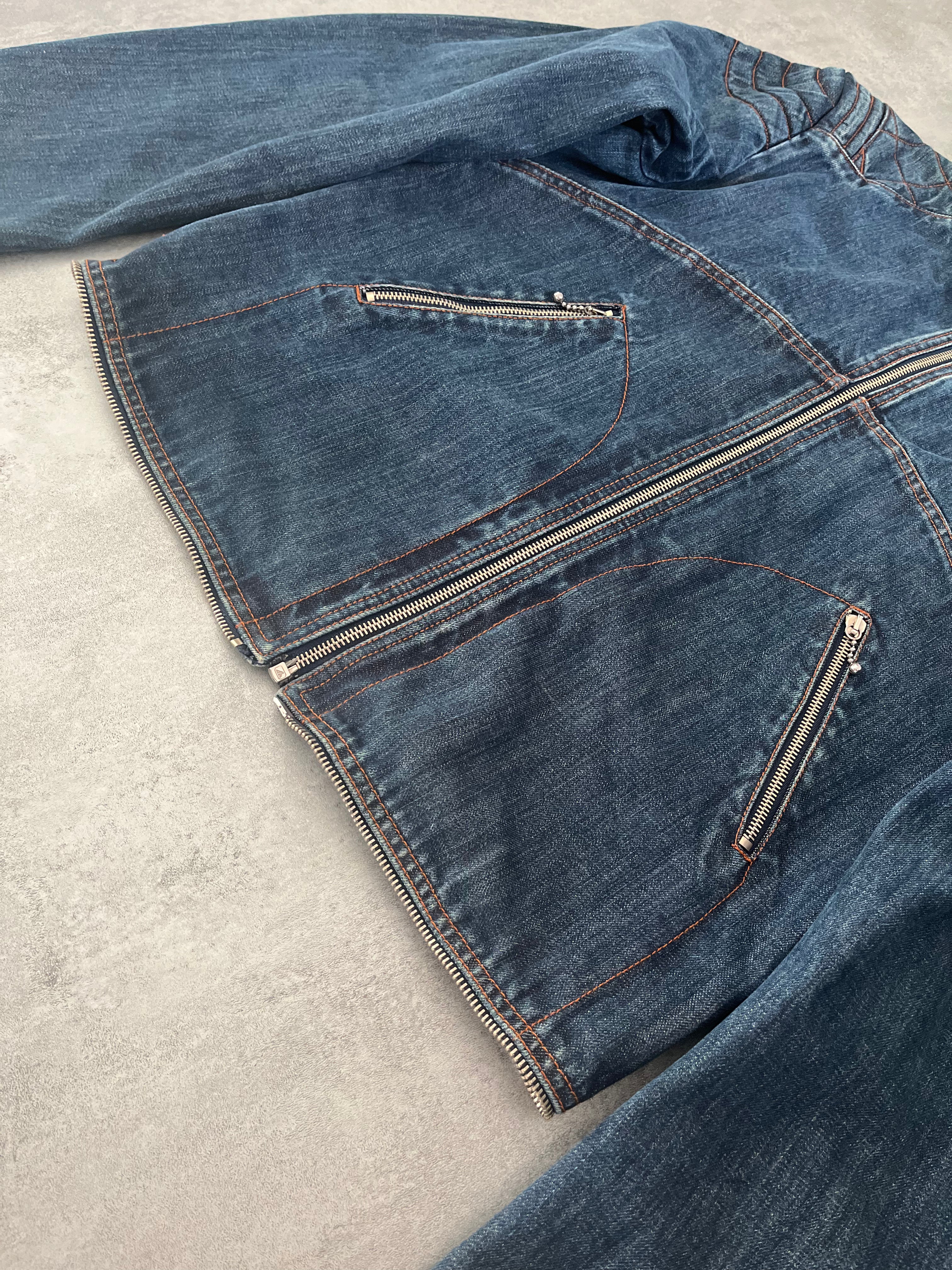 2000s Jean Paul Gaultier Rockstar Denim Jacket (M) - 8