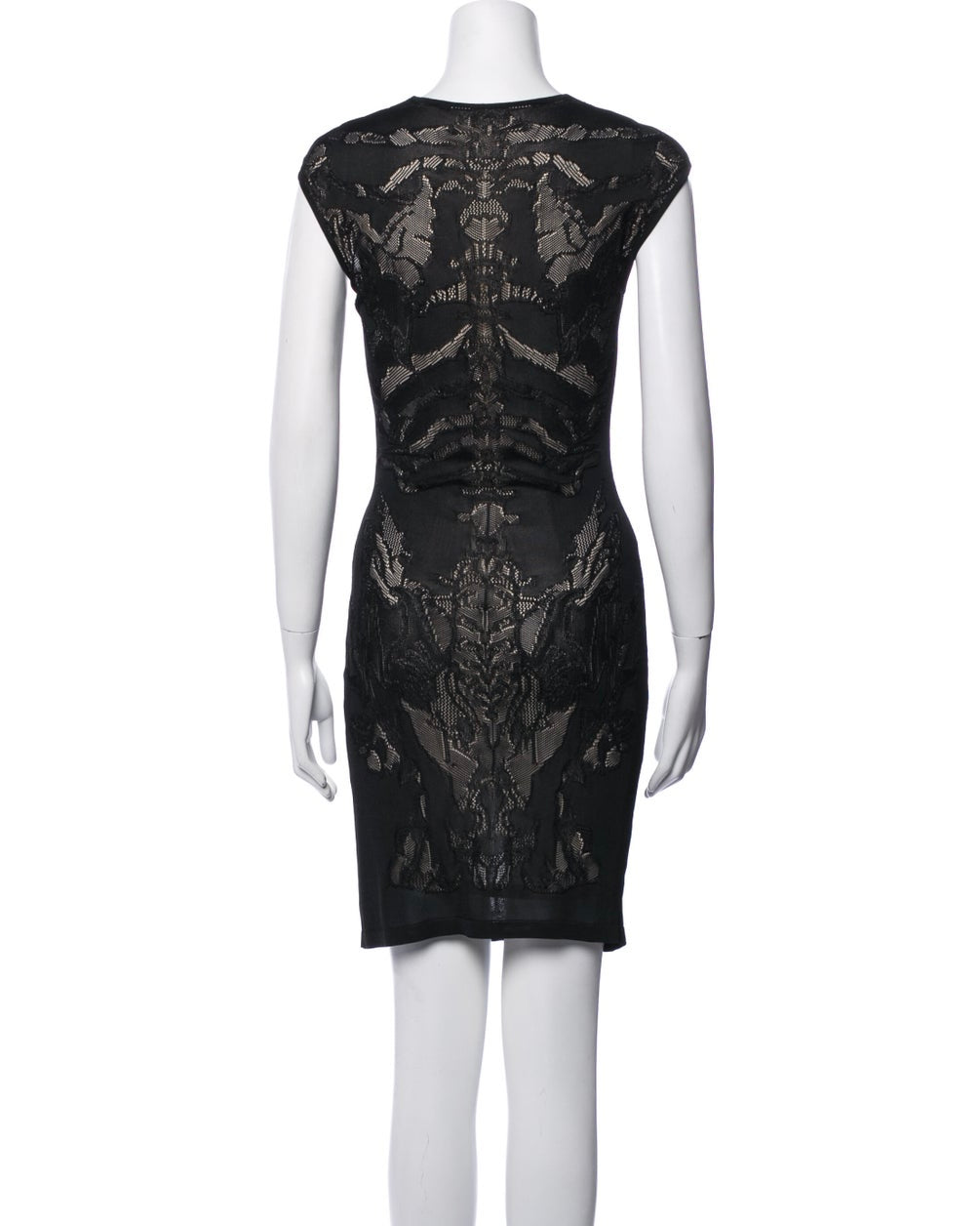 Alexander Macqueen Skeleton Engineered Lace Knee-Length (S) - 3