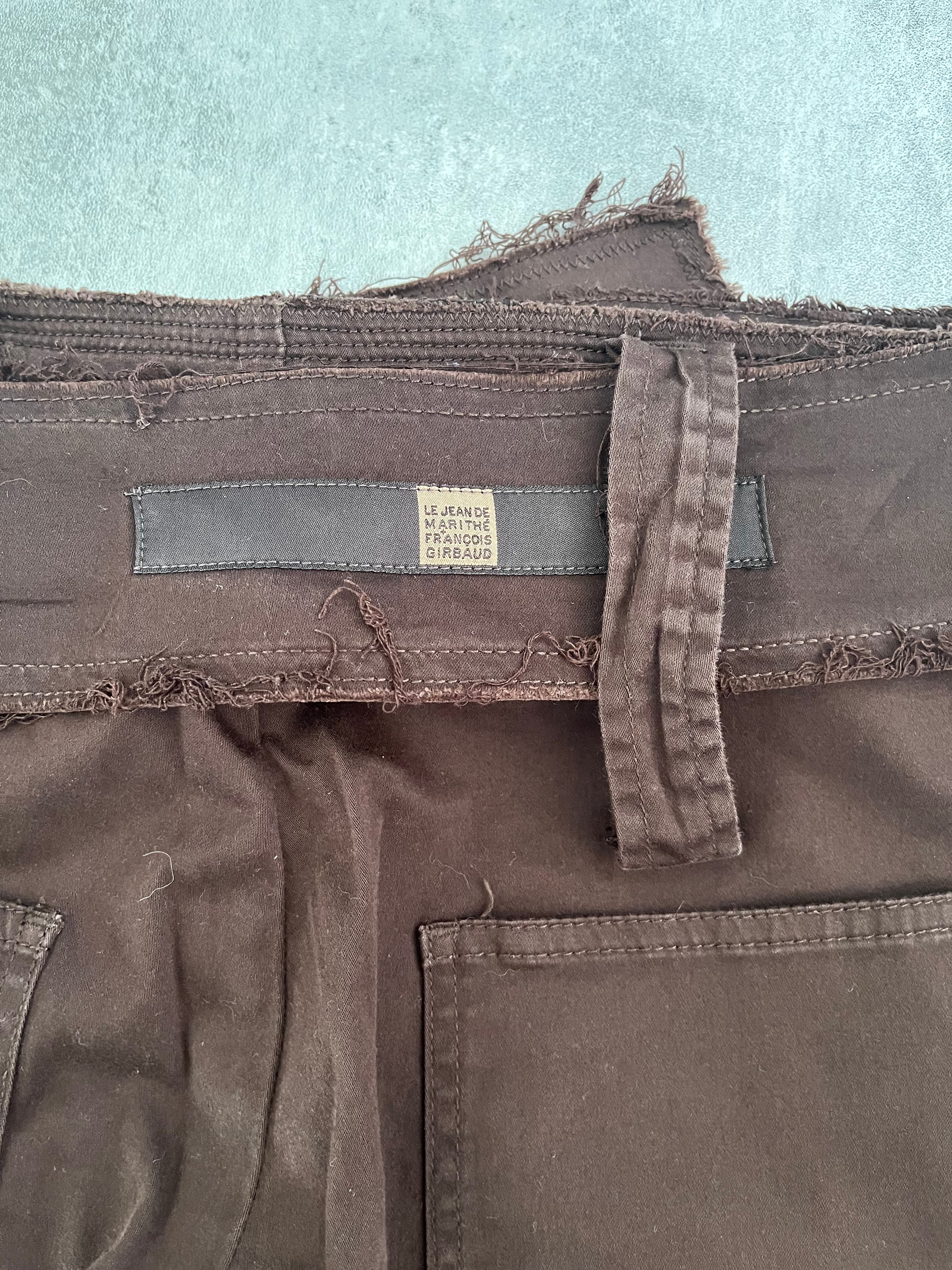 2000s' Marithé + François Girbaud Brown Funk Pants (S/M) (M) - 6