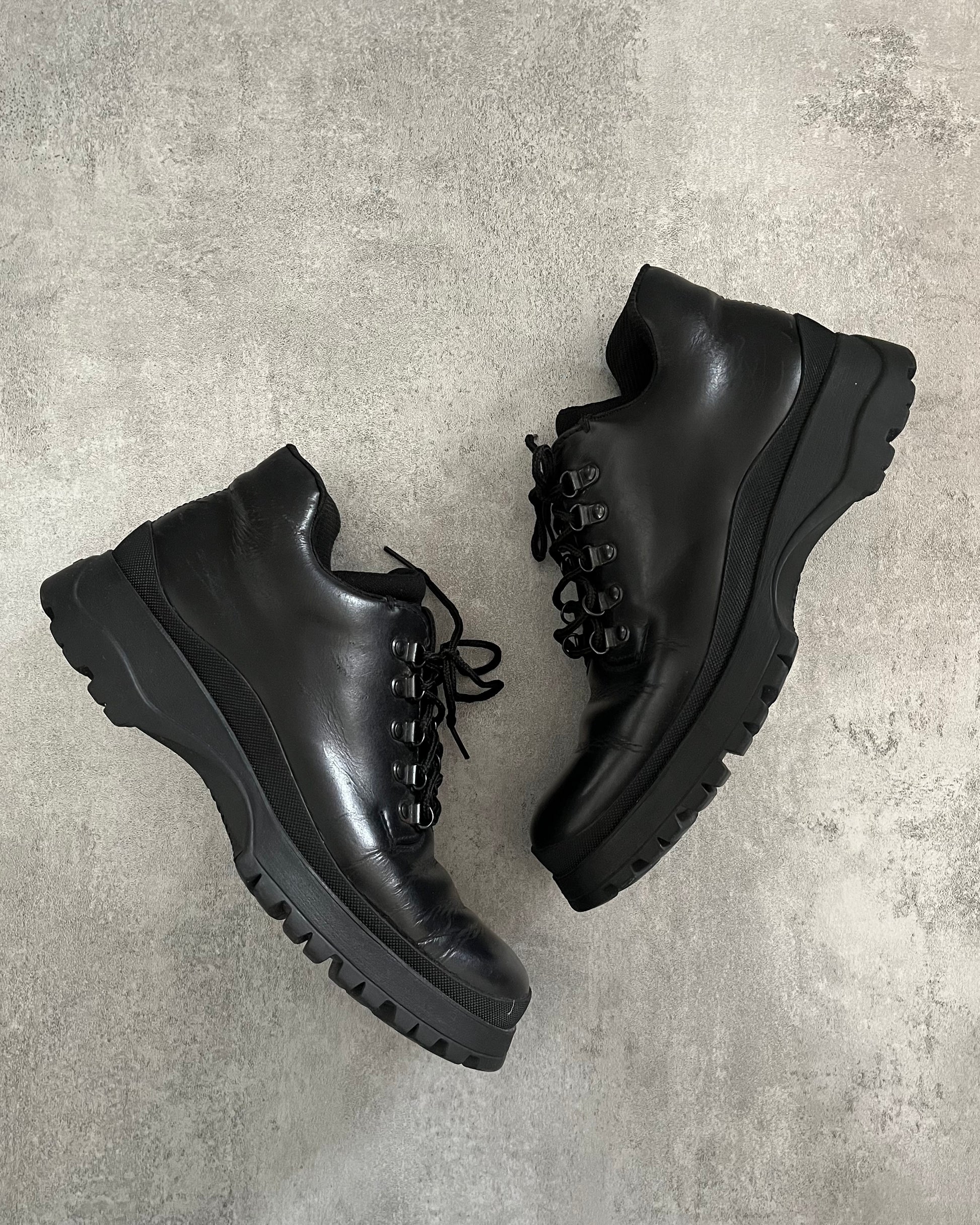 AW1999 Prada Vibram Leather Boots (41) - 5