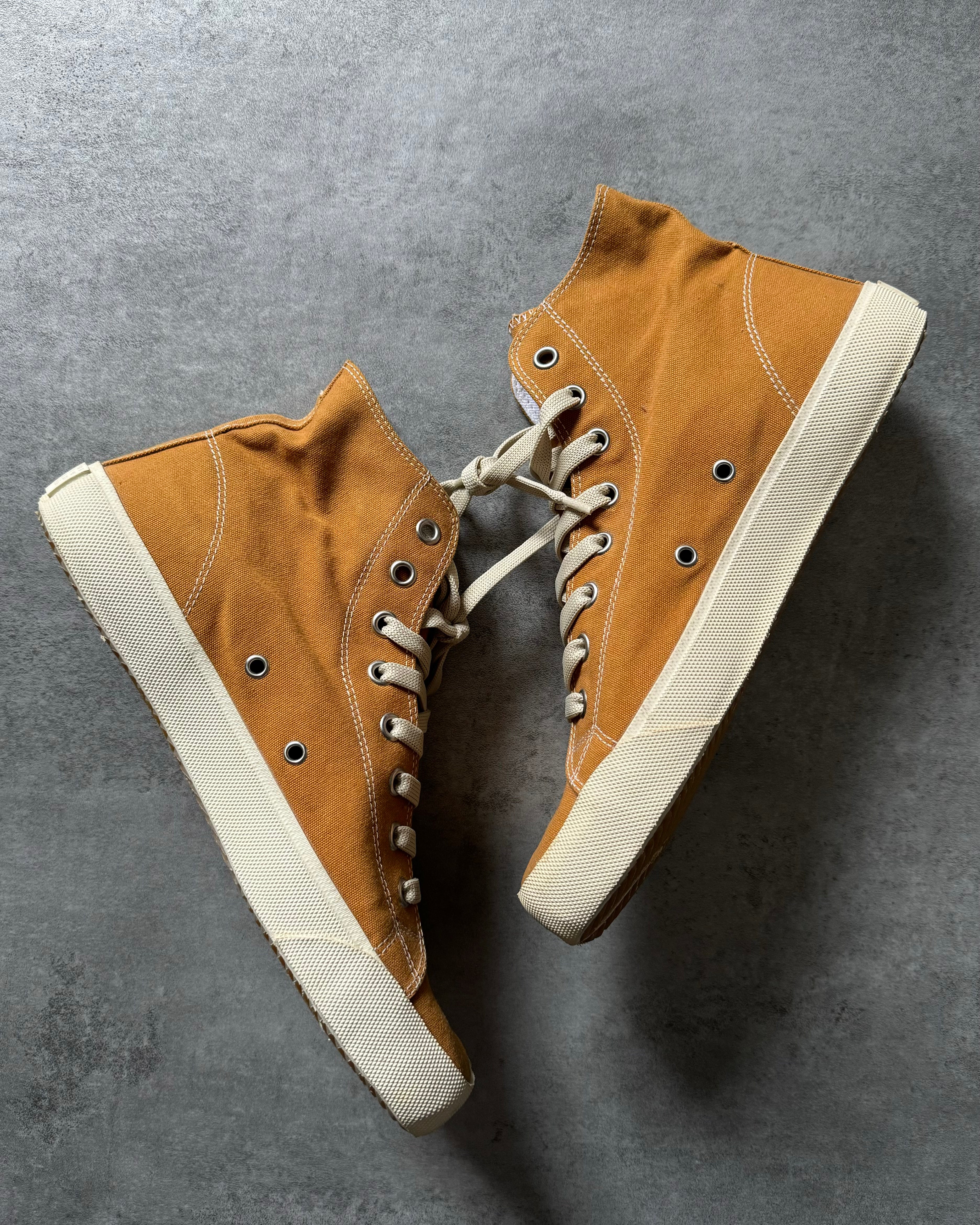 Maison Margiela High Tabi Orange Fabric  (43) - 2