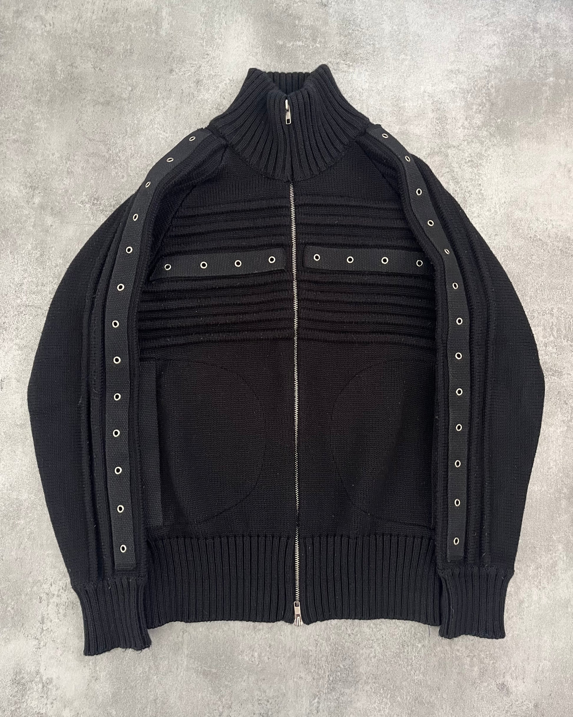 Daniele Alessandrini Bondage Army Wool Zip-Up (M) - 2