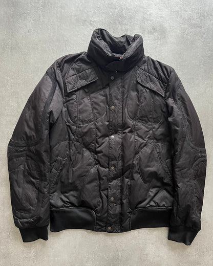 2000s' Marithé + François Girbaud Black Tactical Jacket (M/L) (M) - 1