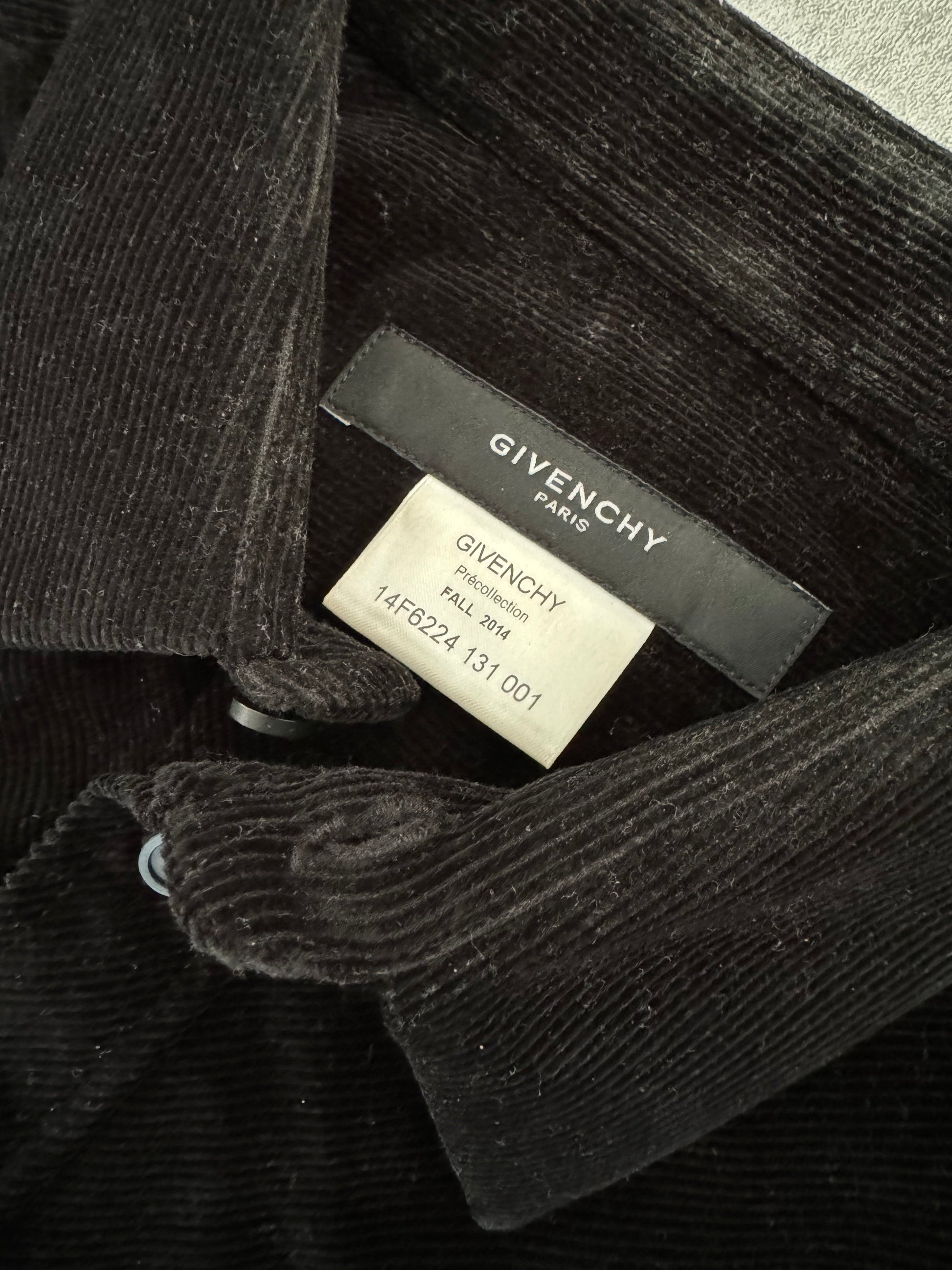 FW2014 Givenchy Pre-Collection Velvet Shirt (S) - 4