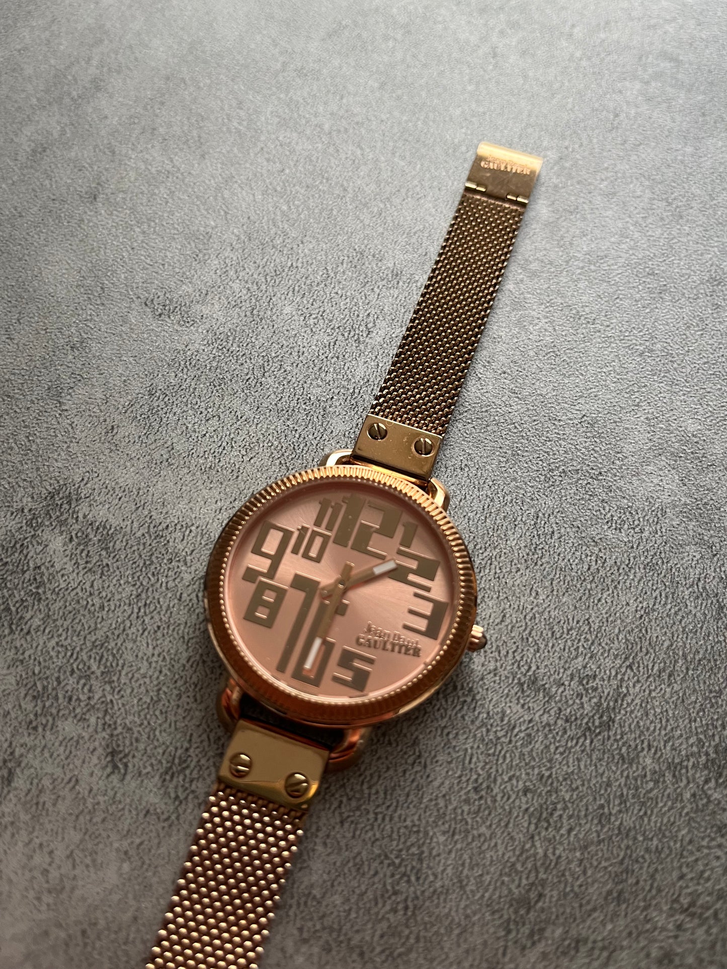 Jean Paul Gaultier Minimalistic Numerology Gold Watch (OS) - 3