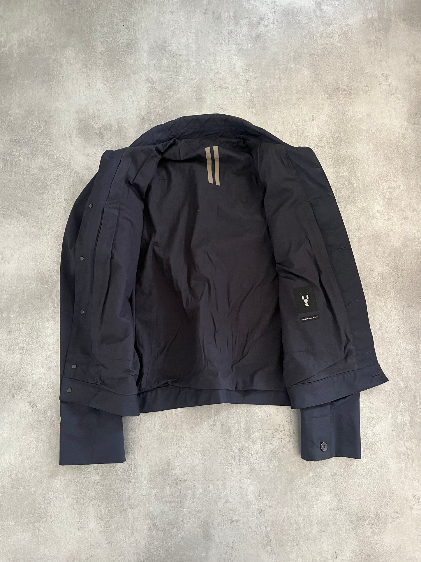 SS2019 Rick Owens Navy Trucker Jacket (S) - 9