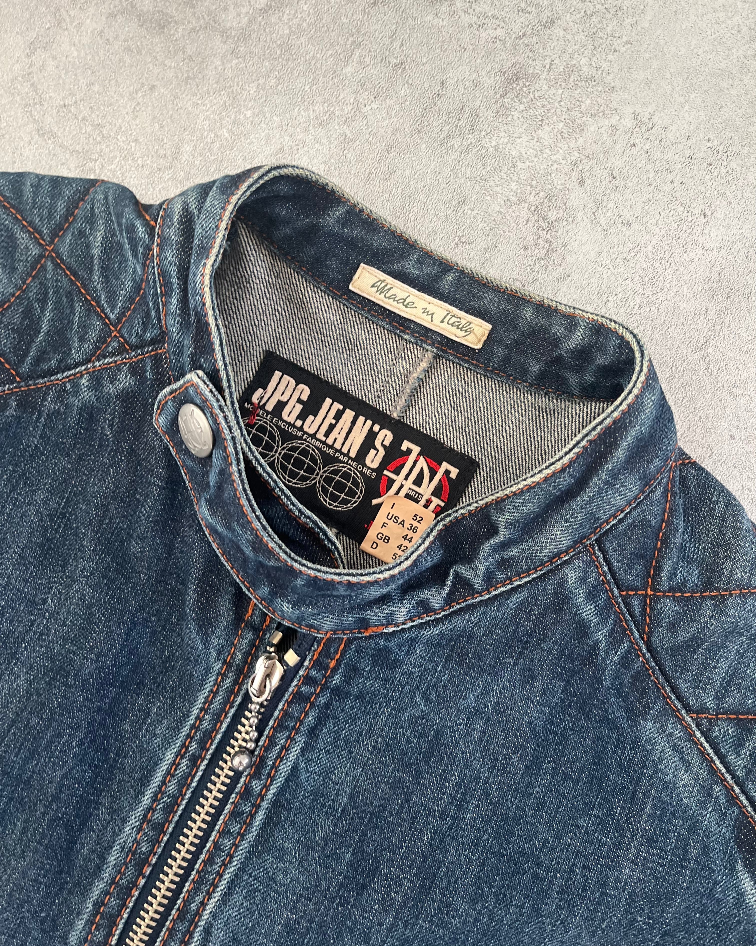 2000s Jean Paul Gaultier Rockstar Denim Jacket (M) - 3