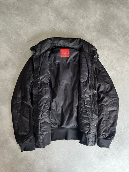 2000s' Marithé + François Girbaud Black Tactical Jacket (M/L) (M) - 4