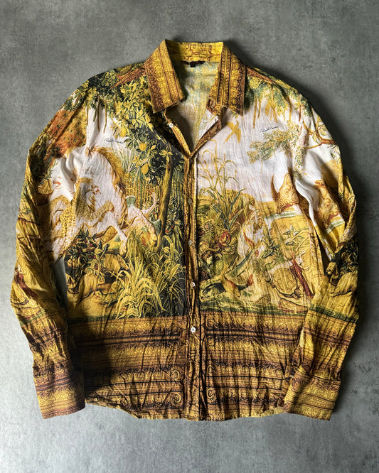 AW1996 Roberto Cavalli Safari Renaissance Shirt (M) - 1