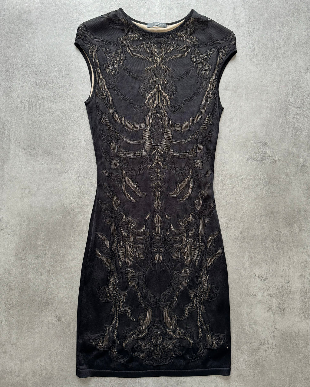 Alexander Macqueen Skeleton Engineered Lace Knee-Length (S) - 1