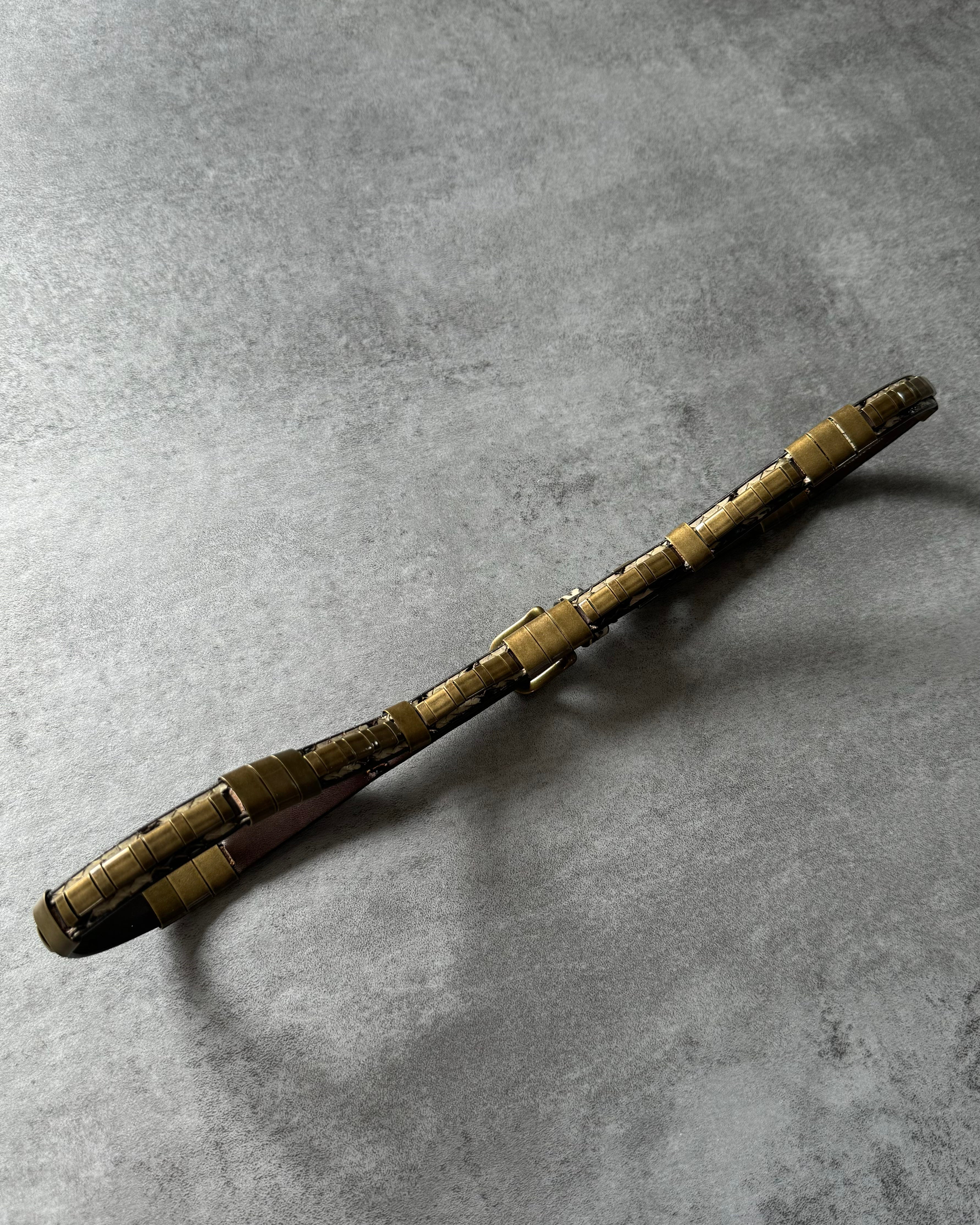 Isabel Marant Genuine Reptile Leather Belt (OS) - 3