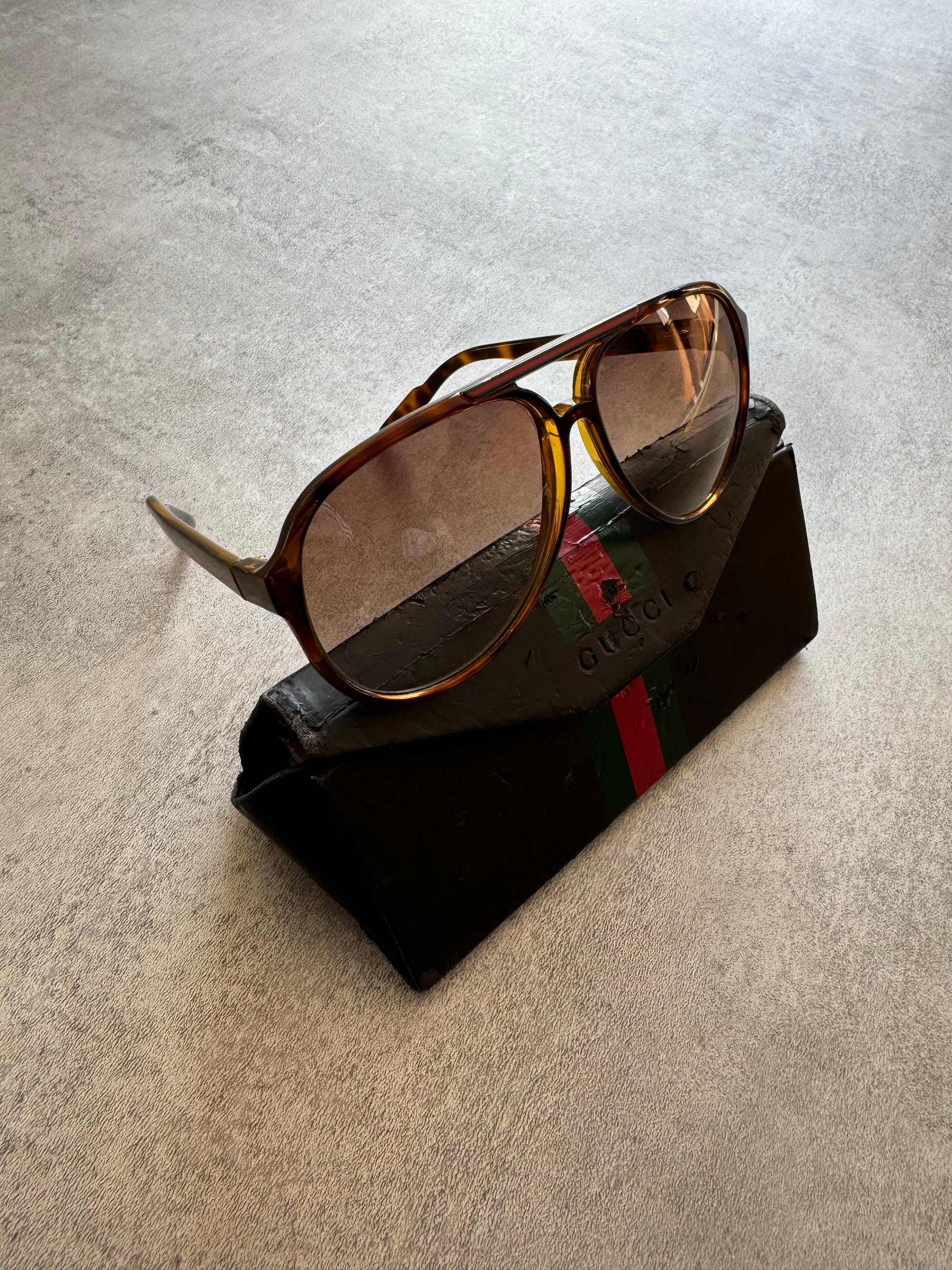1980s Gucci Aviator 1627 Milano Sunglasses (OS) - 2