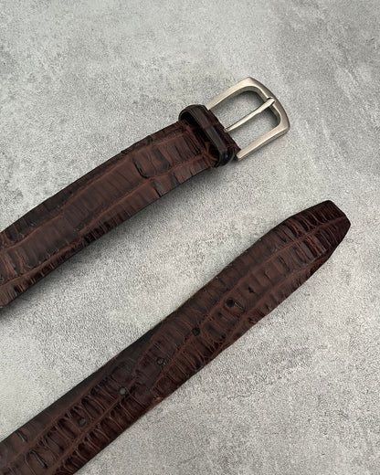 Prada Genuine Crocodile Leather Belt (OS) - 2