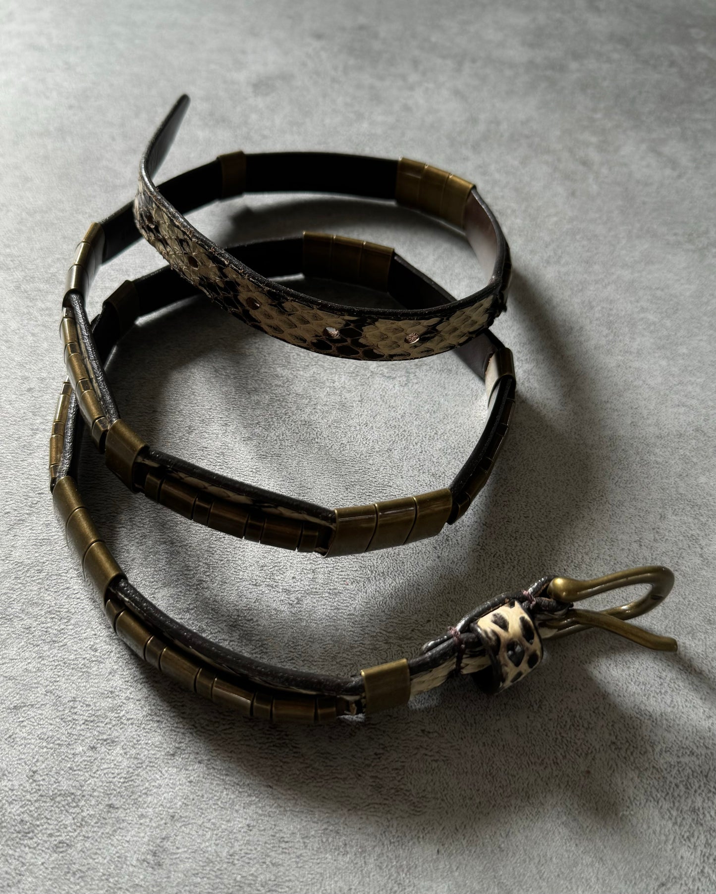 Isabel Marant Genuine Reptile Leather Belt (OS) - 2