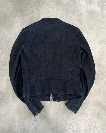 SS2011 Maison Margiela Denim 5 Zips Jacket (XS) - 6