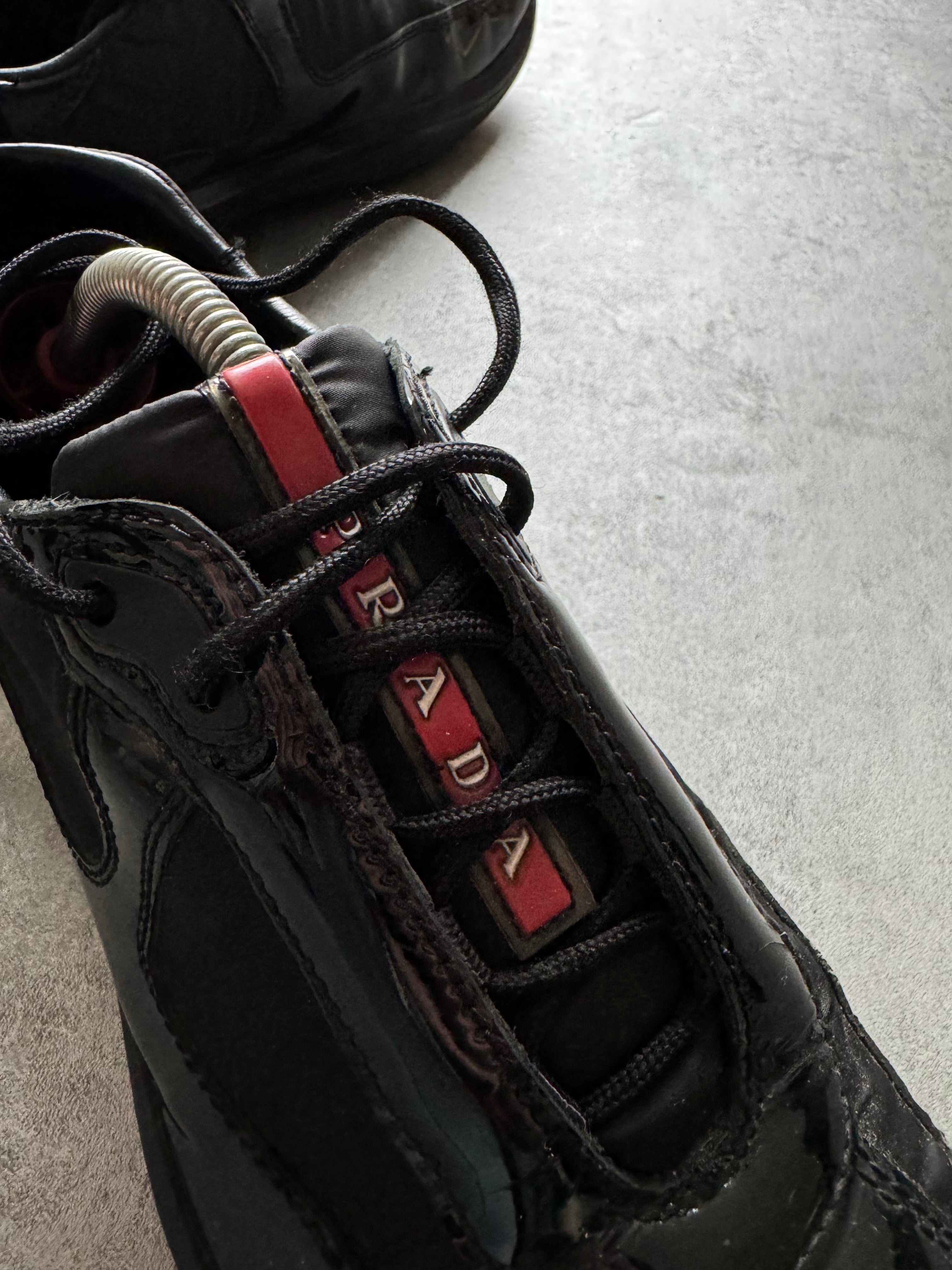 Prada America's Cup Nylon Leather Black (40.5) - 10