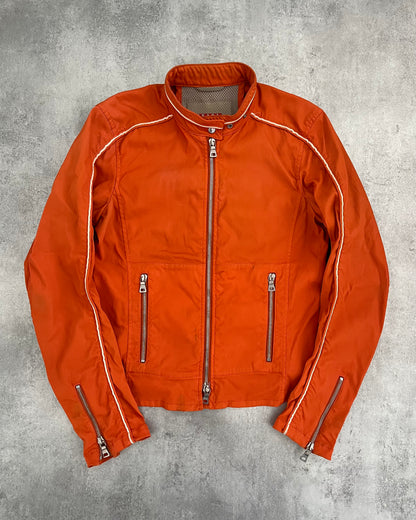 2000s' Prada Orange Nylon Jacket (XS) (XS) - 1